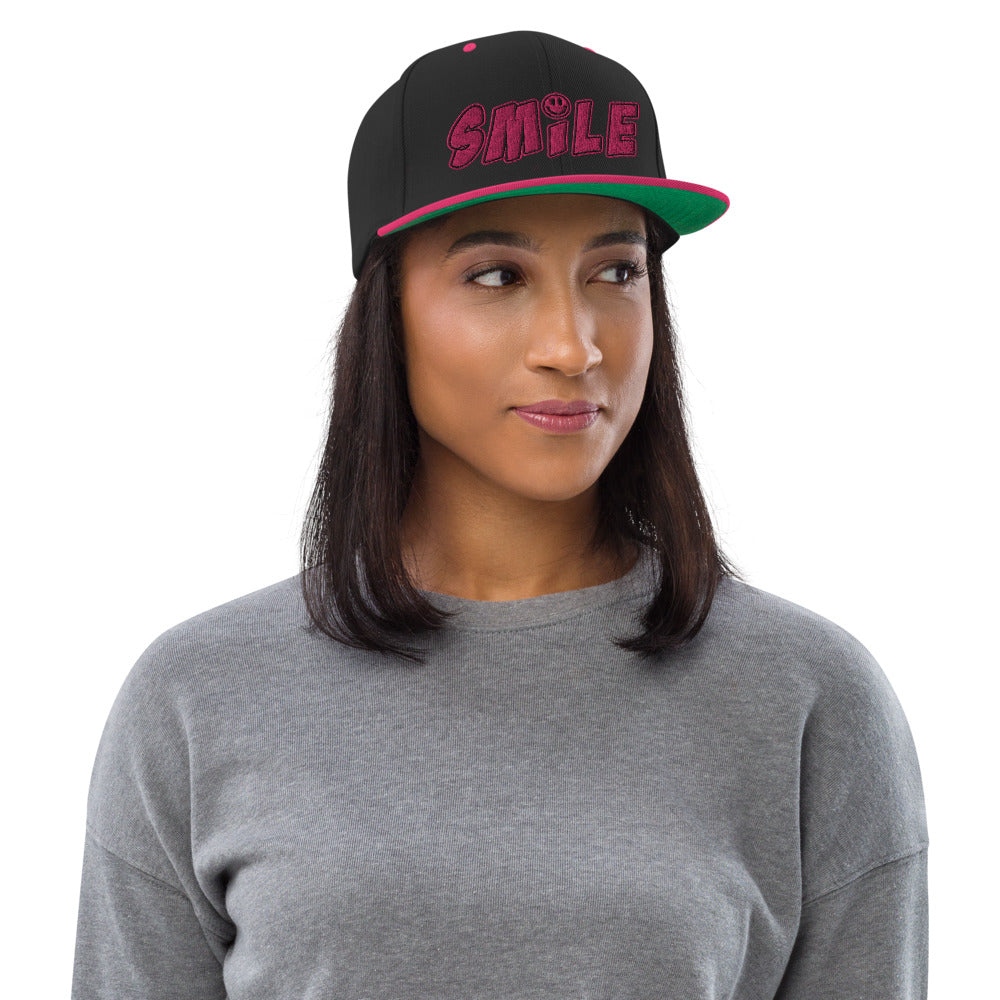 SMILE Snapback Hat - PeaceGang
