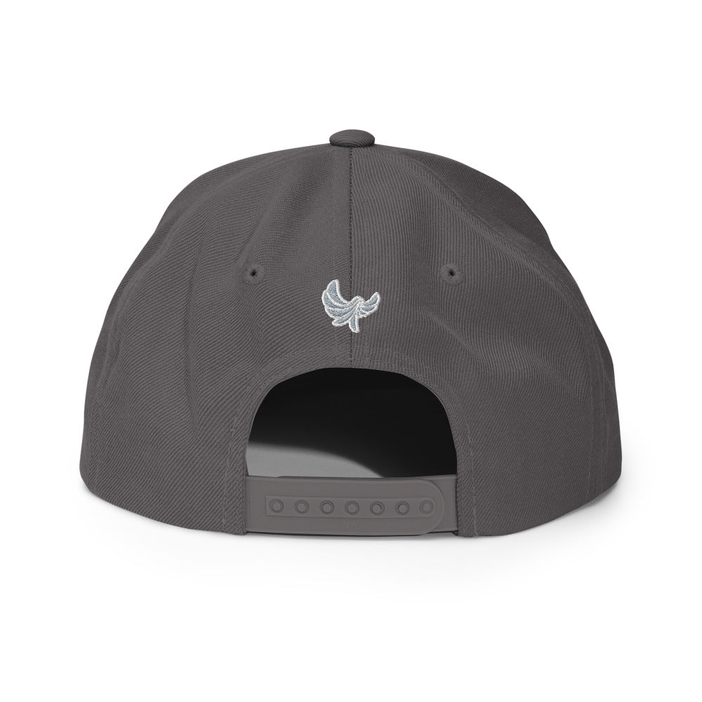 6 Panel High Profile Snapback Cap - PEACE GANG