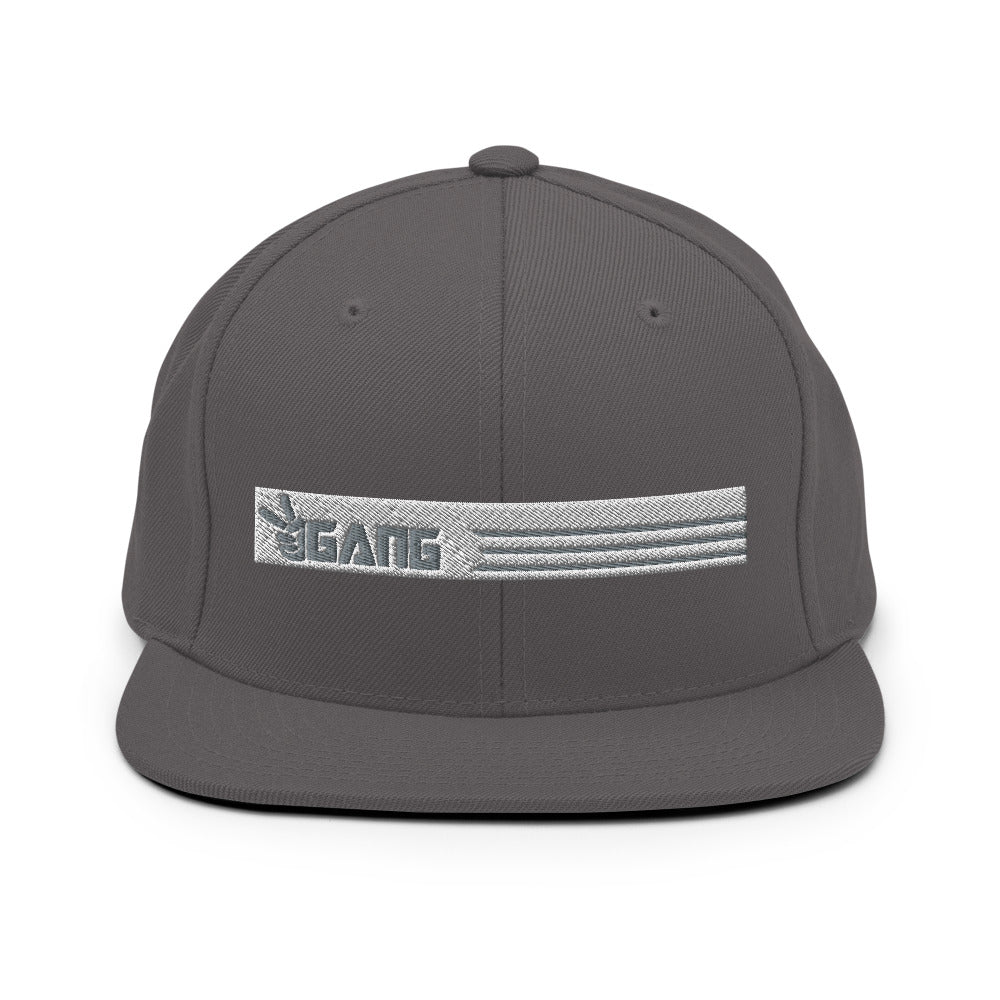 6 Panel High Profile Snapback Cap - PEACE GANG