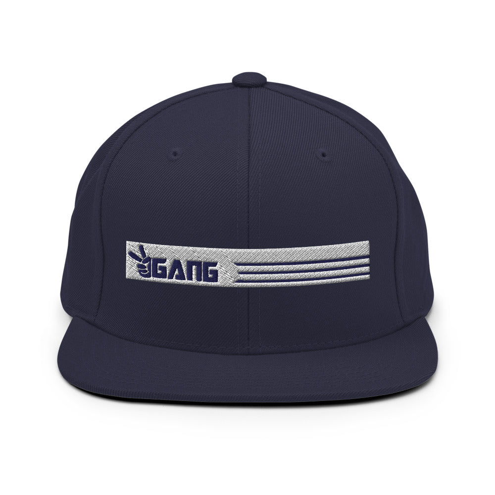 6 Panel High Profile Snapback Cap - PEACE GANG
