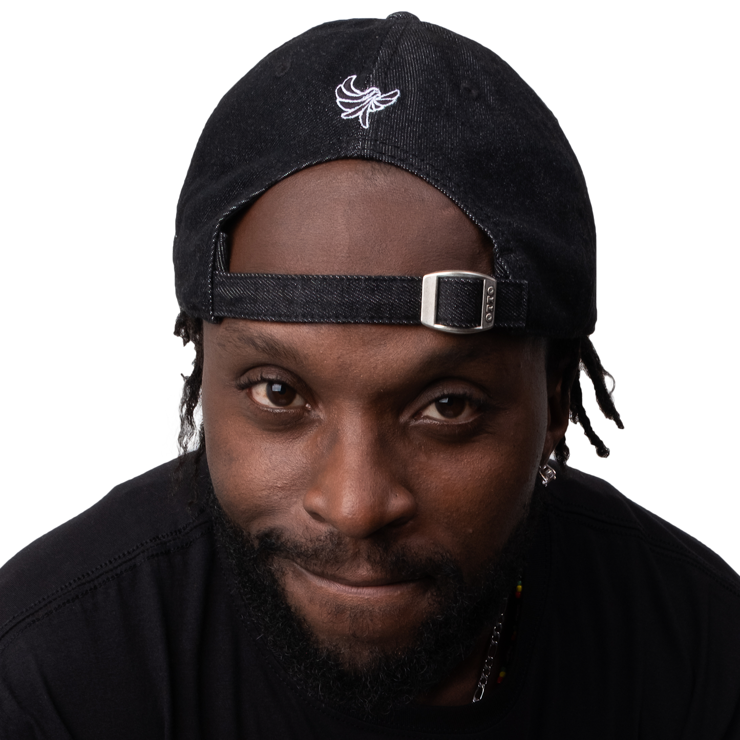 Embroidered 6 panel Denim Dad Cap - PEACE GANG