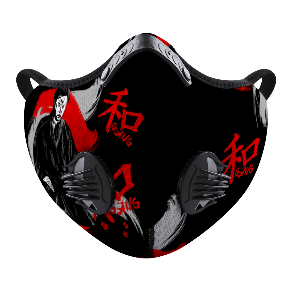 " Kanji" Fashion Facemask Breathing Valve - PEACE GANG