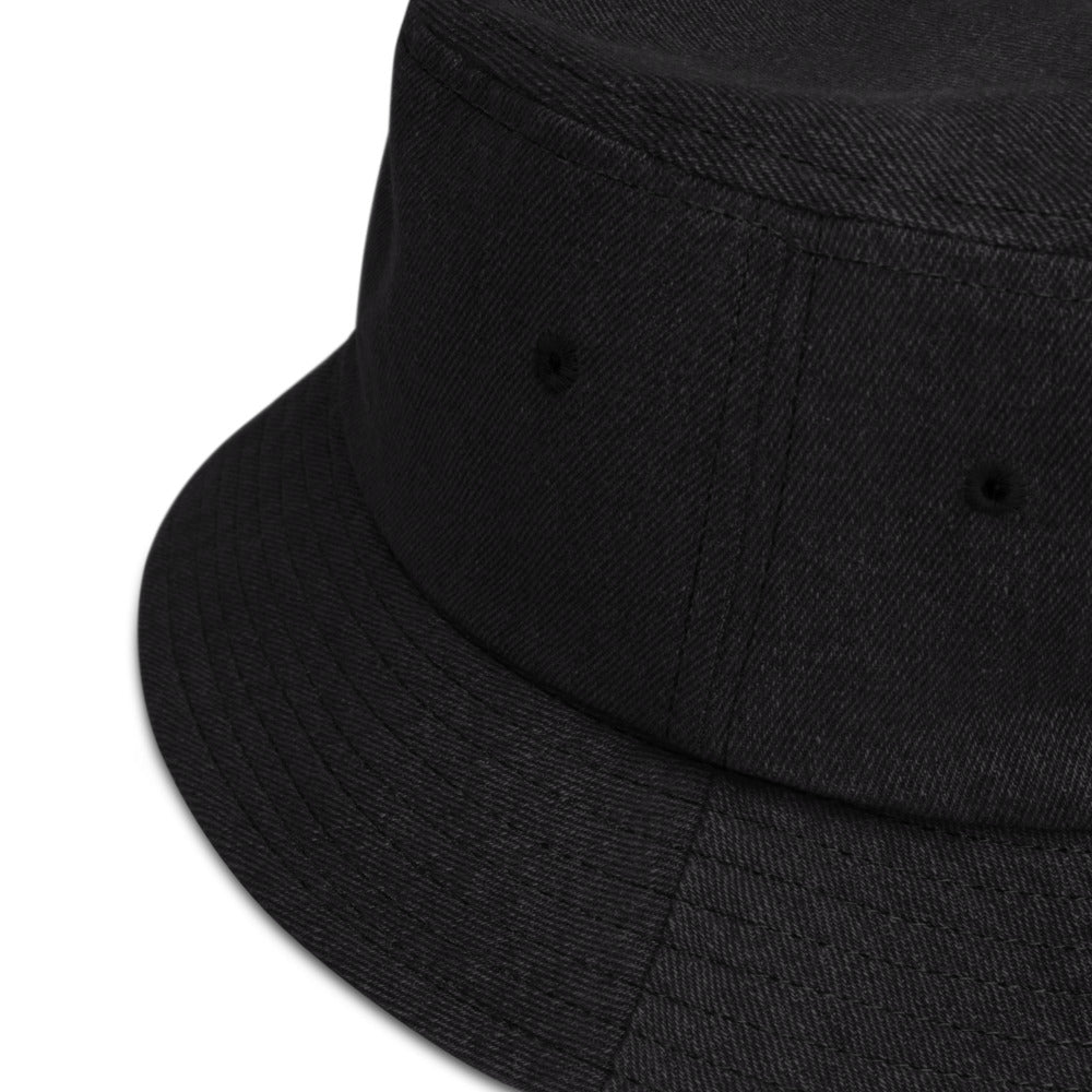 Bucket Hat Denim " BE CHANGE " PEACE GANG