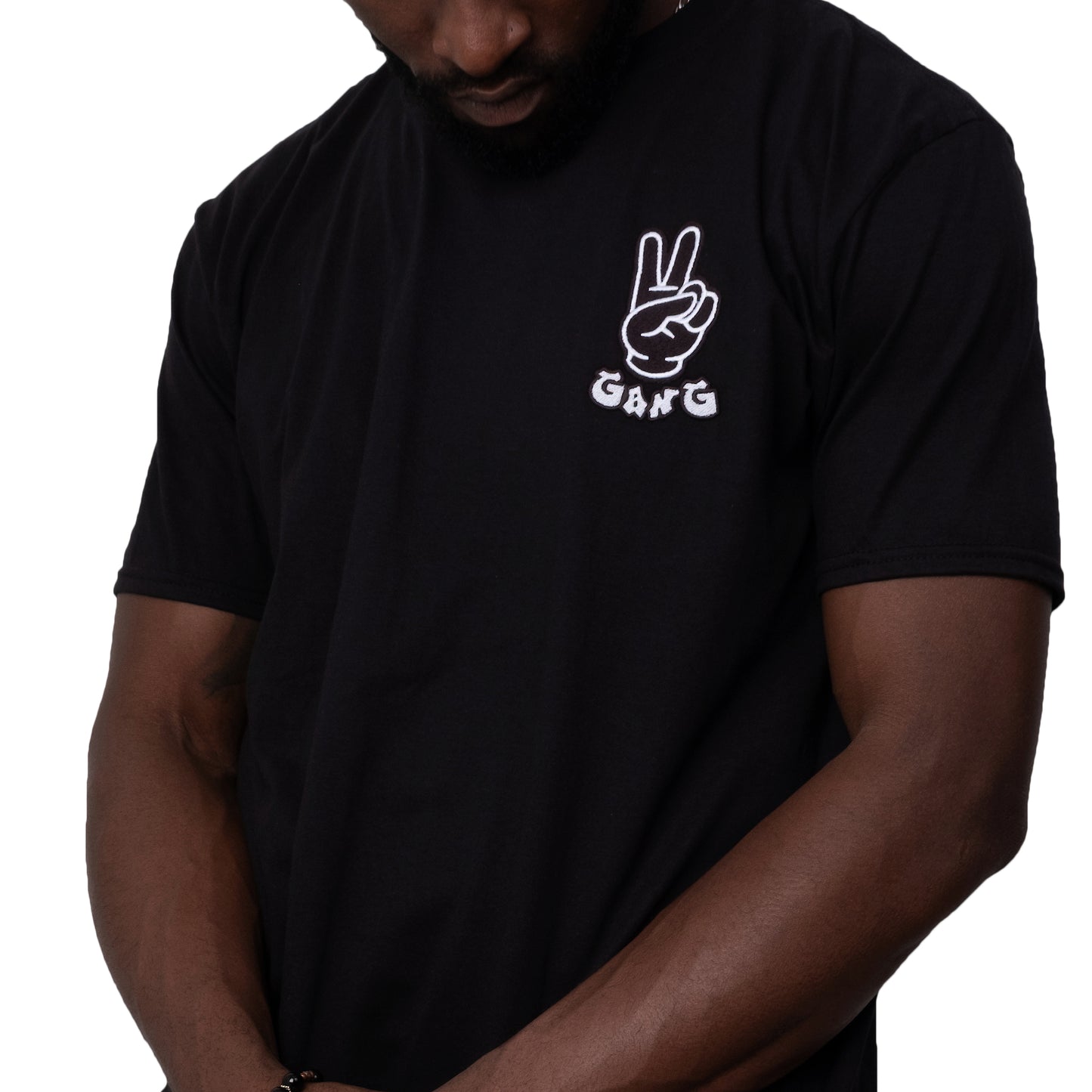 "Peace" Embroidered Unisex Short-Sleeve T-Shirt - PEACE GANG