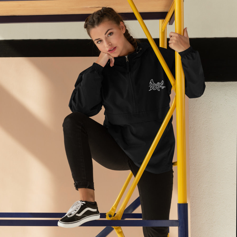 Champion Windbreaker Embroidered " BE CHANGE " - PEACE GANG