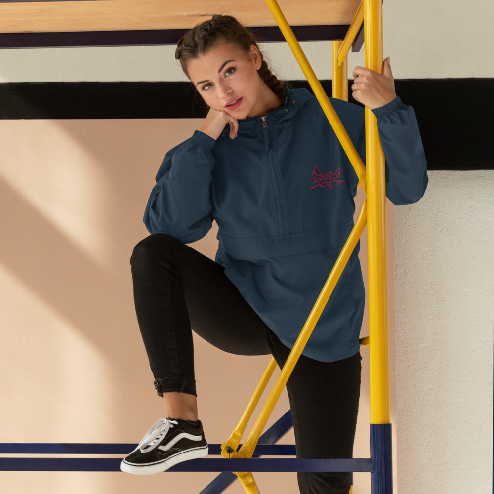 Champion Windbreaker Embroidered " BE CHANGE " - PEACE GANG