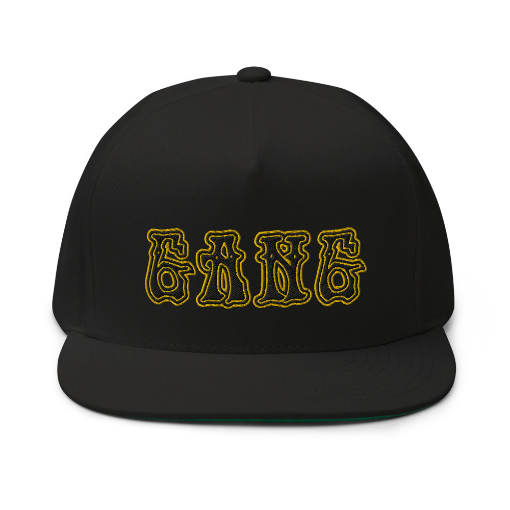 Five Panel High Profile Snap-Back Flat Bill Cap