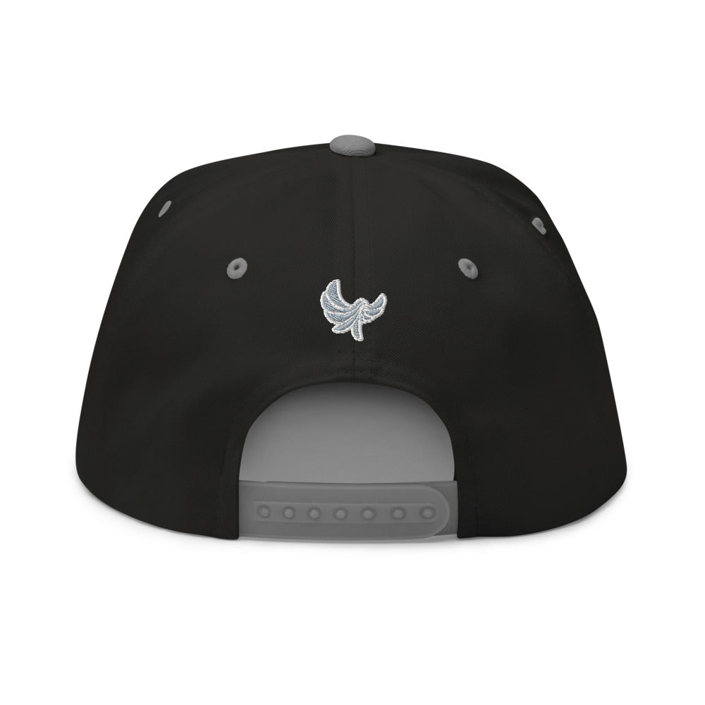 PEACE GANG " HOPE " High Profile Five Panel Flat Bill Snap-Back Cap