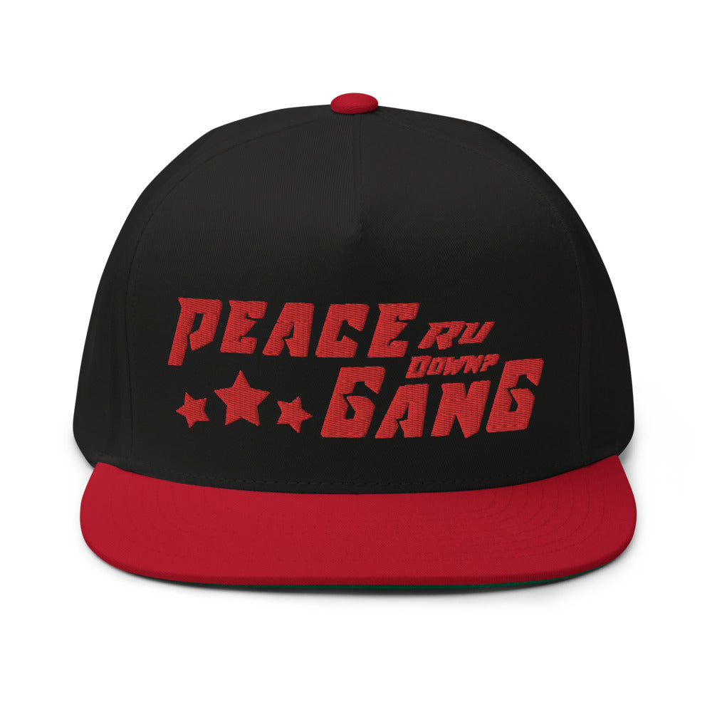 Blue Snap-Back Flat Bill Cap