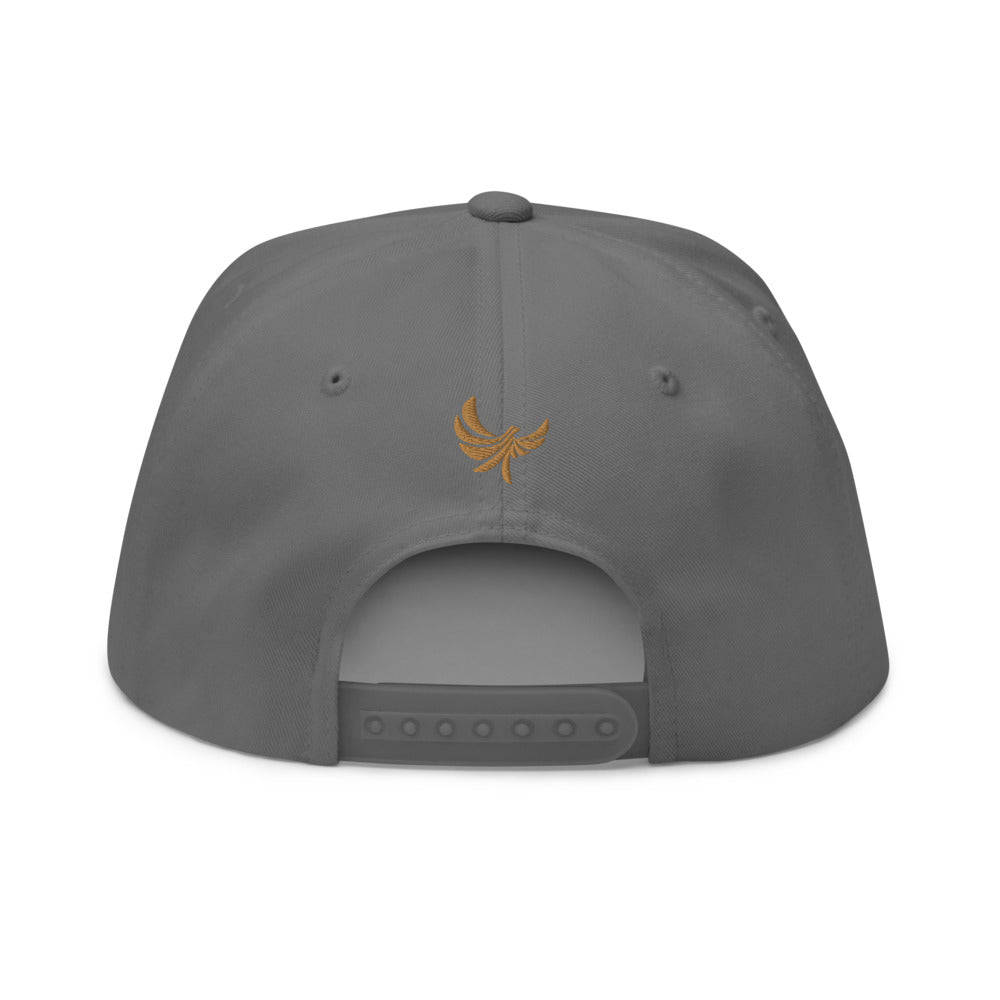 "HOPE" High Profile Five Panel Flat Bill Snap-Back Cap-PEACE GANG