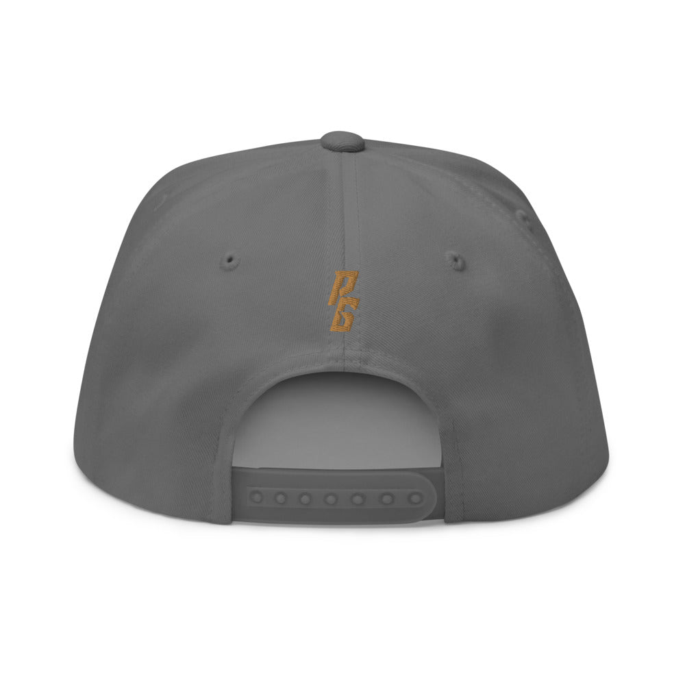 11:11 High Profile Five Panel Flat Bill Snap-Back Cap - PEACE GANG
