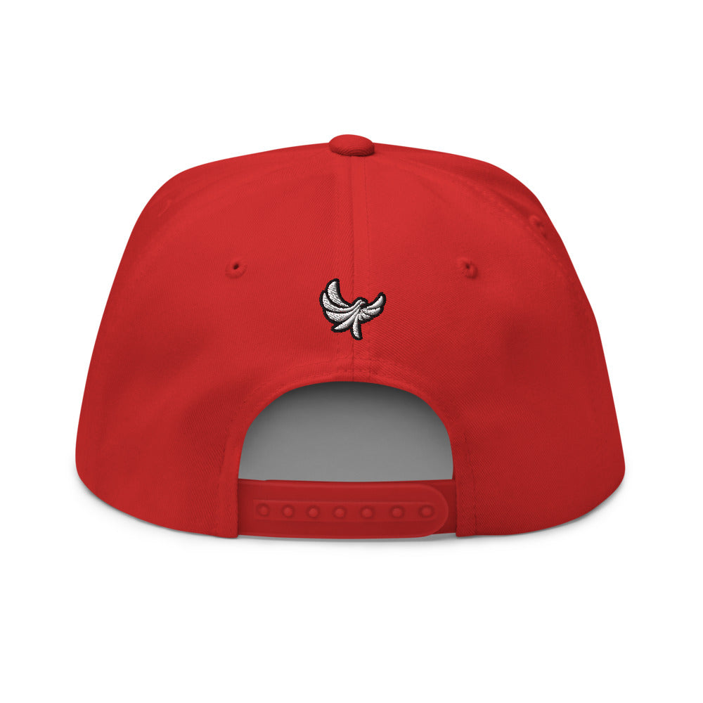 PEACE GANG " HOPE " High Profile Five Panel Flat Bill Snap-Back Cap