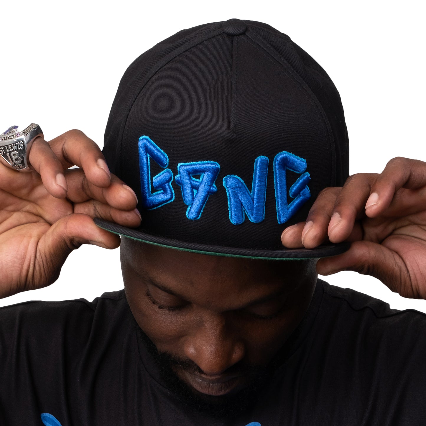 Snap-Back Flat Bill Cap