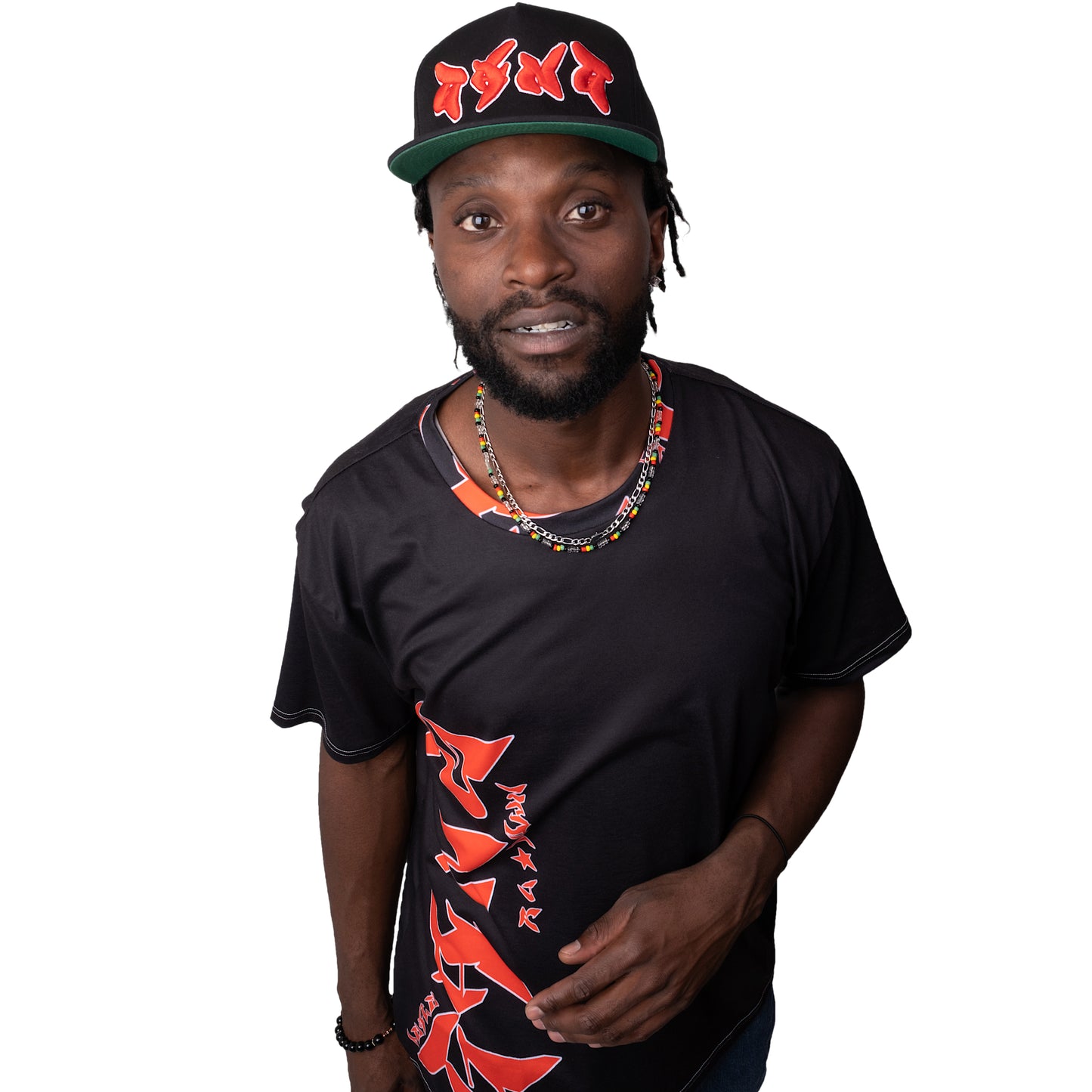 Unisex T-Shirt Black/Red PEACE GANG