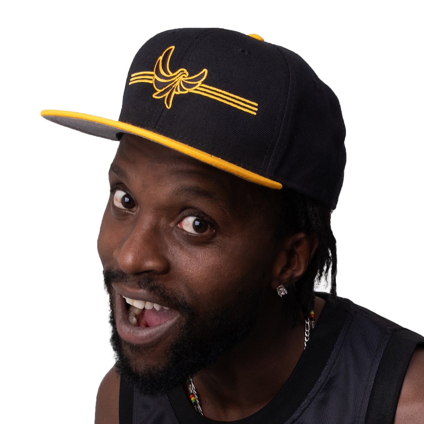6 Panel Flatbill Snap-Back Cap