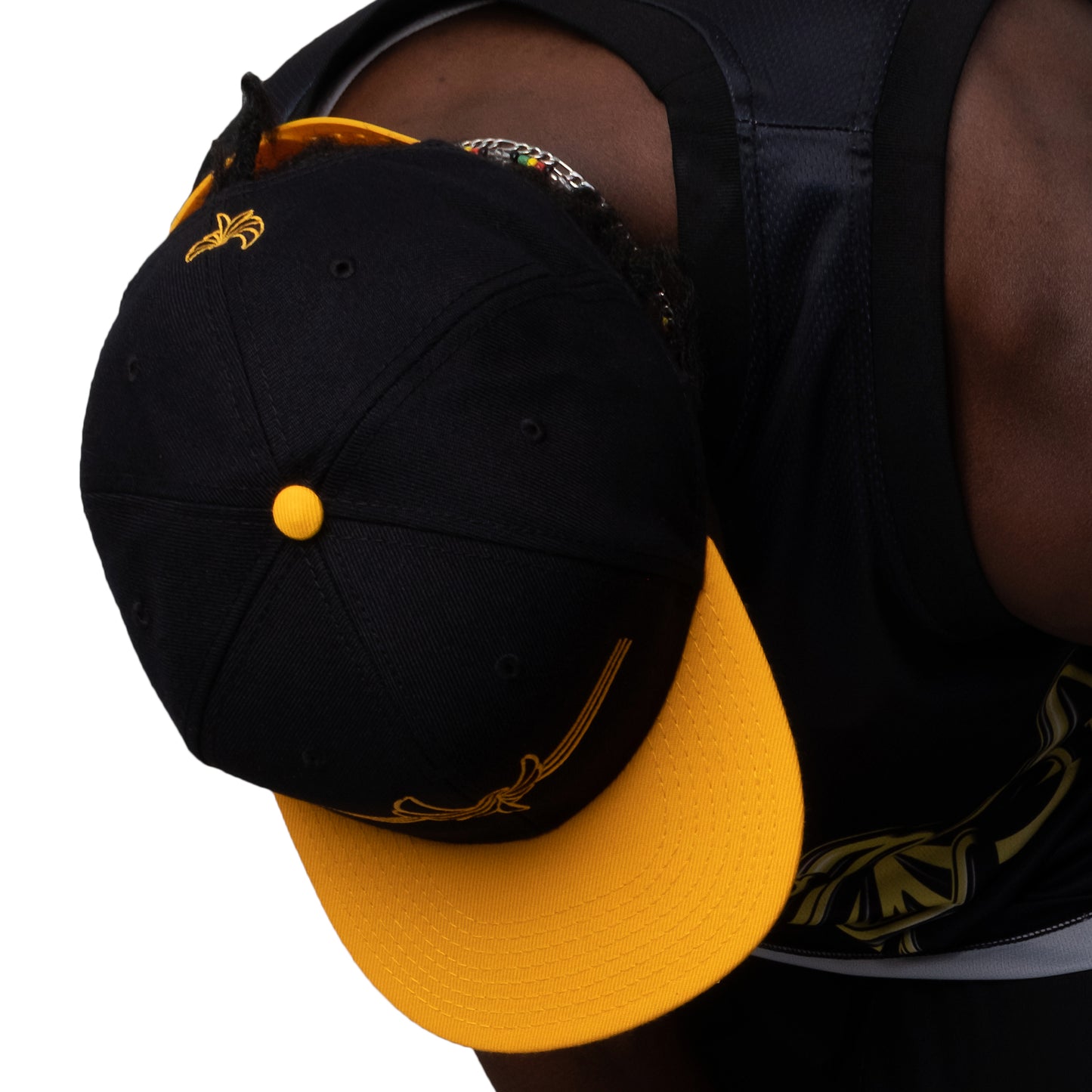 6 Panel Flatbill Snap-Back Cap - PEACE GANG