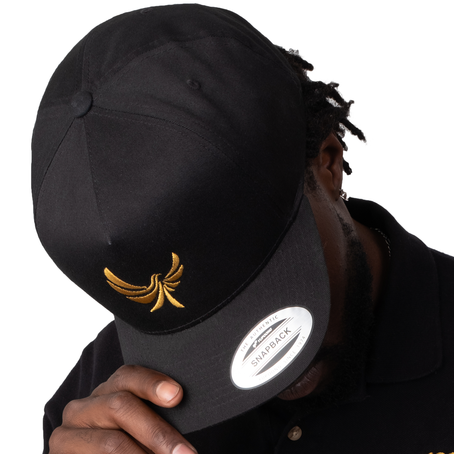 Flat Bill Snap-Back Cap