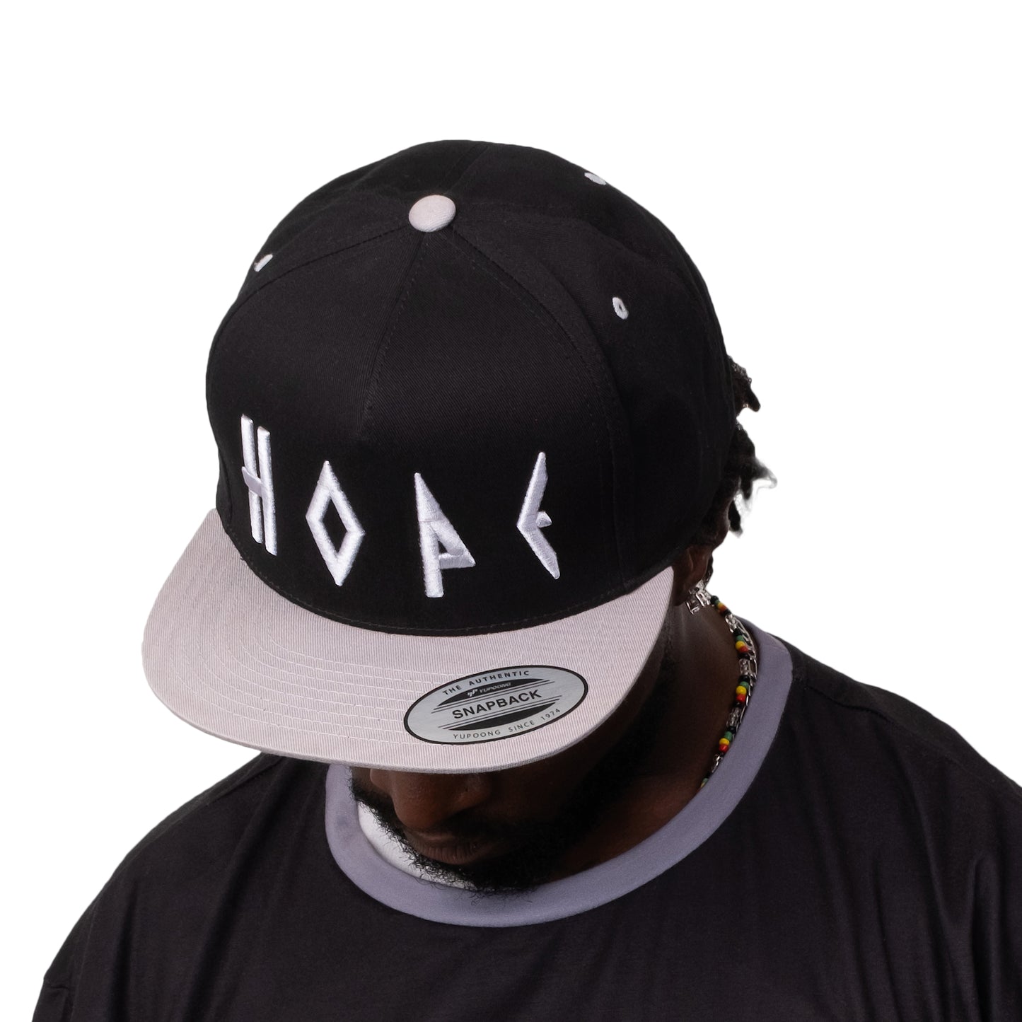 "HOPE" High Profile Five Panel Flat Bill Snap-Back Cap-PEACE GANG