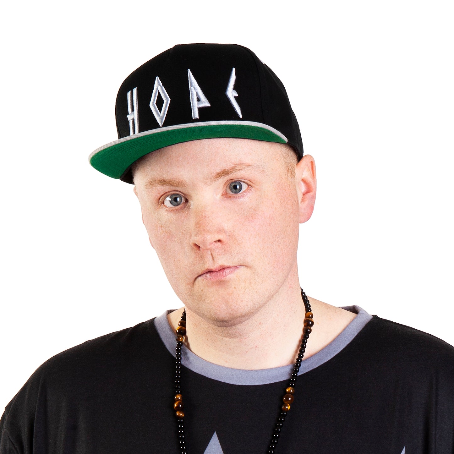 "HOPE" High Profile Five Panel Flat Bill Snap-Back Cap
