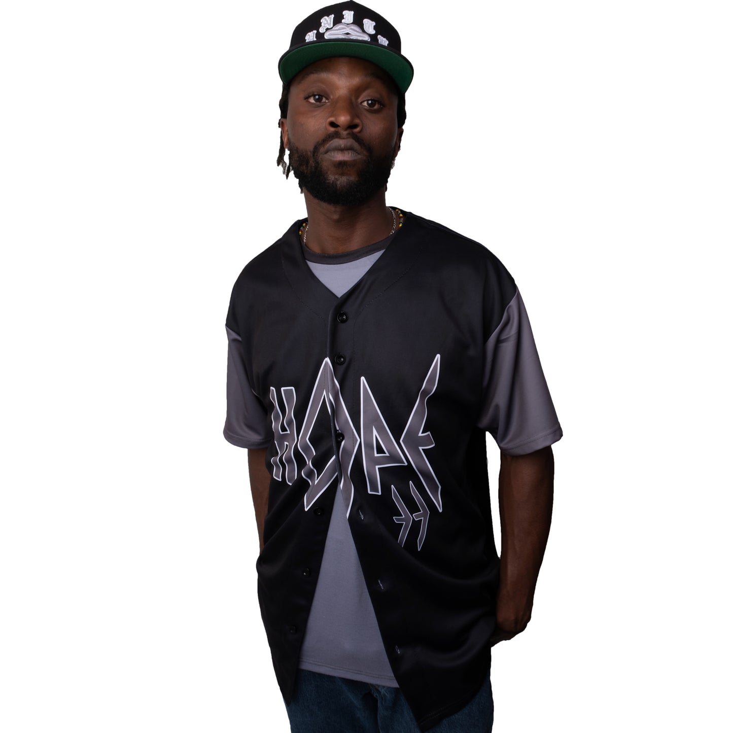 Button Up Jersey " HOPE " PEACE GANG