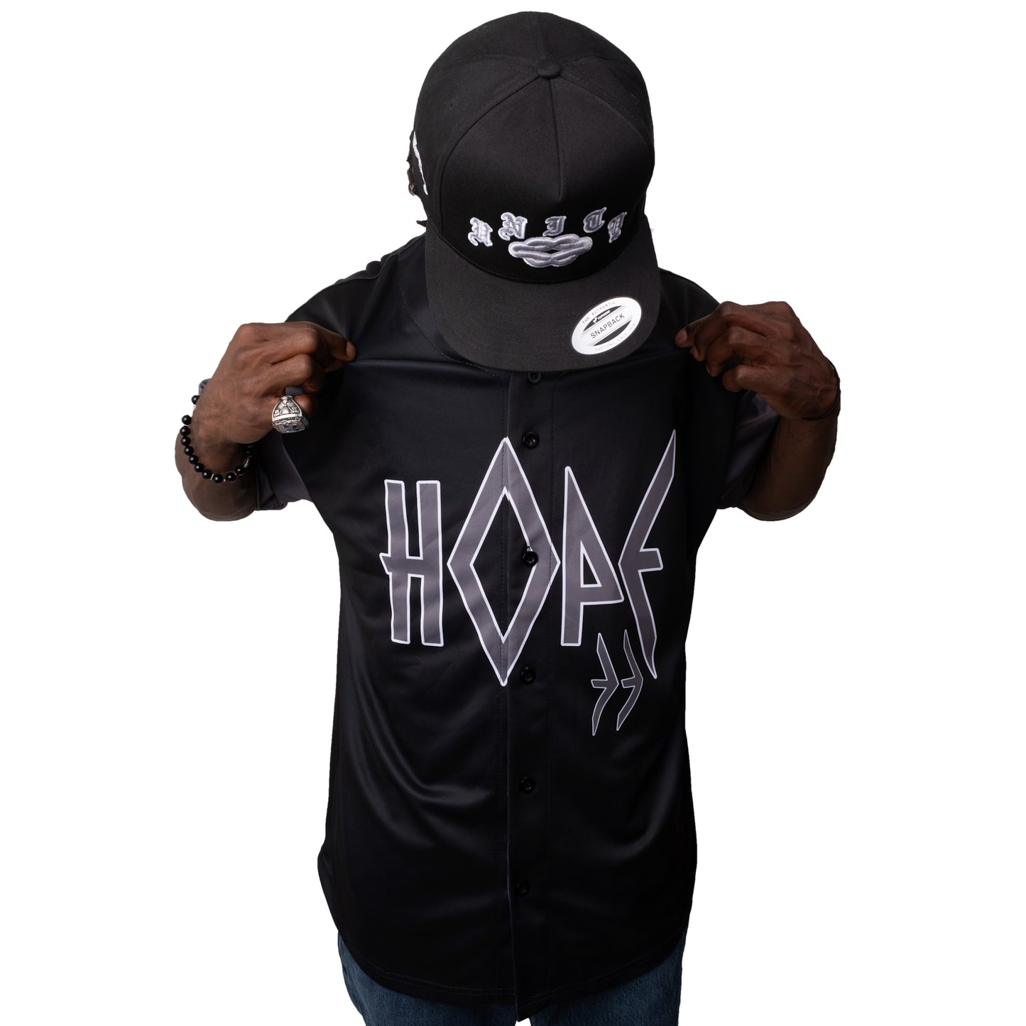 Button Up Jersey " HOPE " PEACE GANG