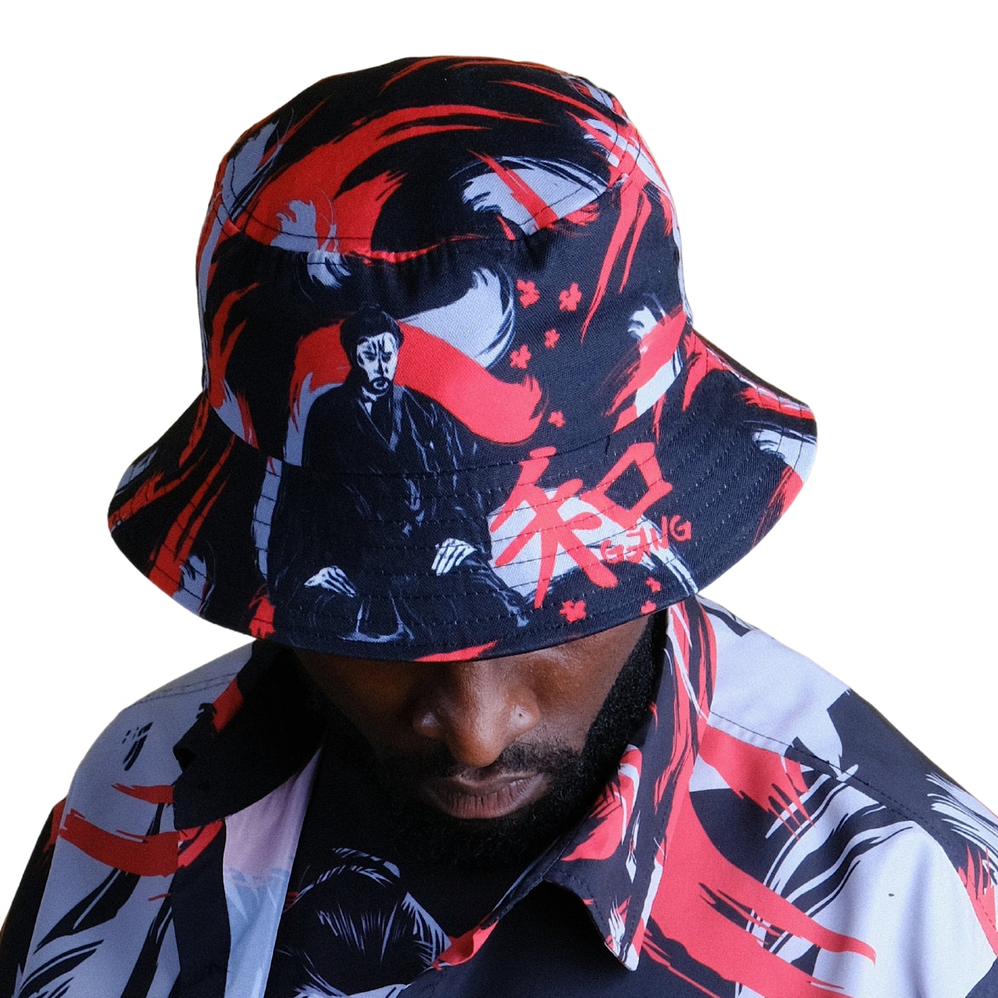 Bucket Hat " KANJI" PEACE GANG