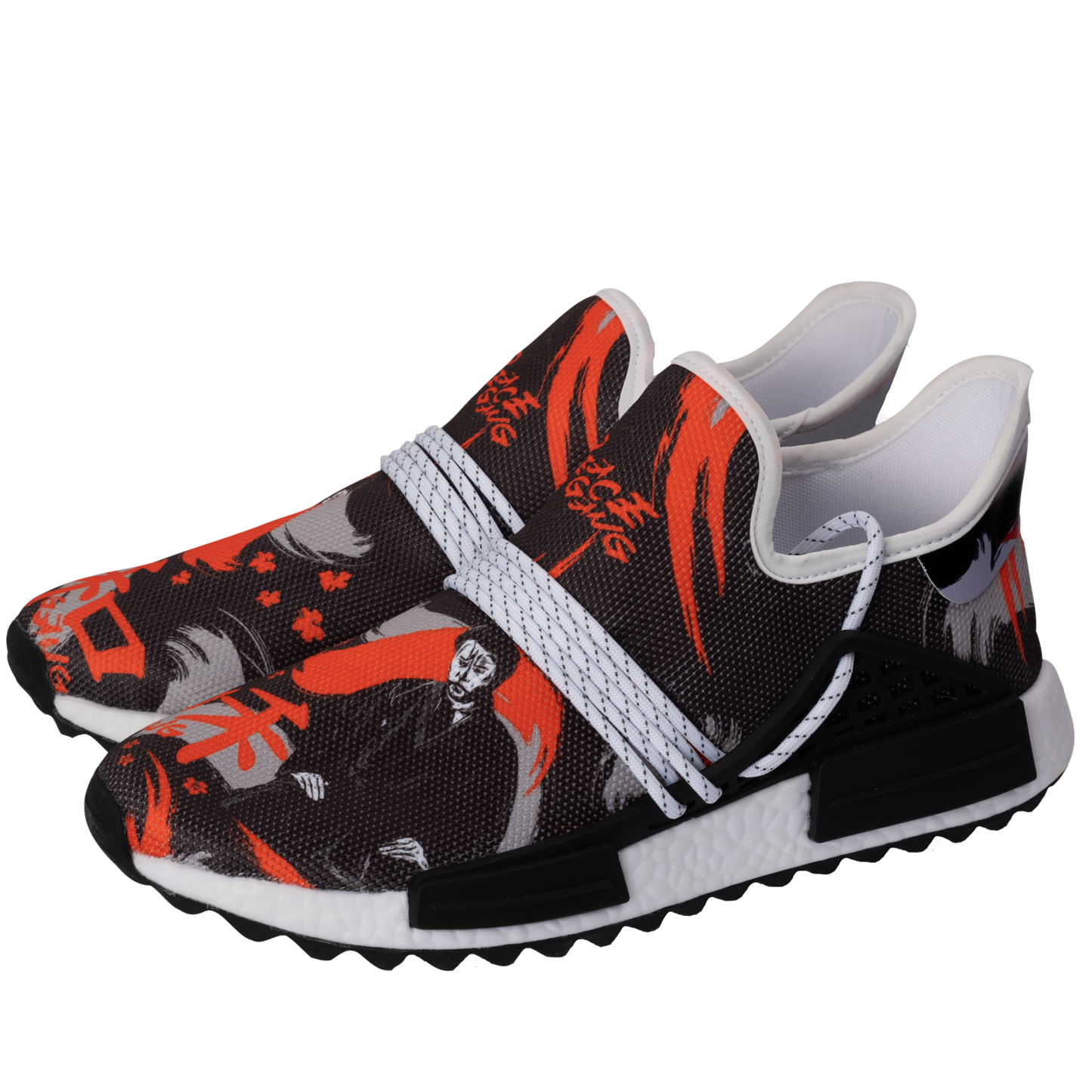 Mid Top Shoes" KANJI " - PEACE GANG