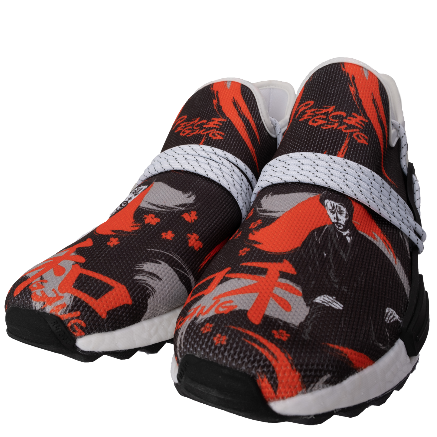 Mid Top Shoes" KANJI " - PEACE GANG