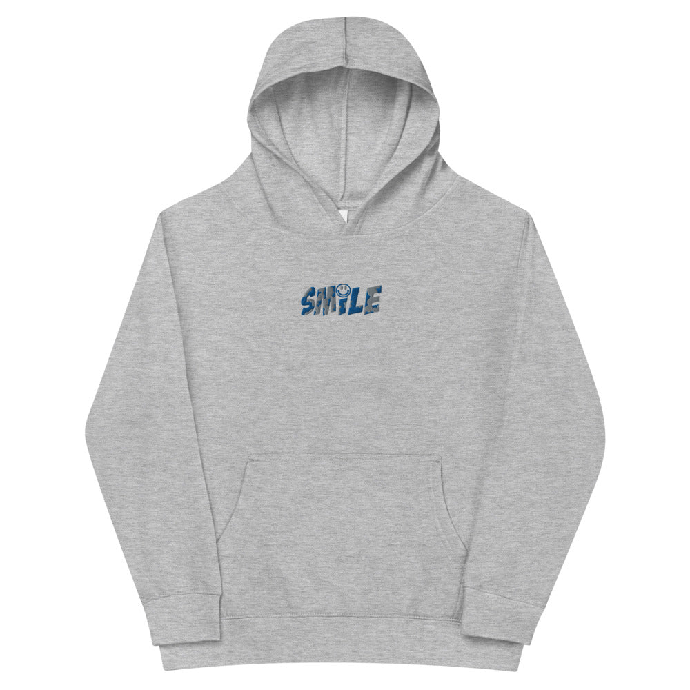 Kids fleece hoodie SMILE - PEACE GANG