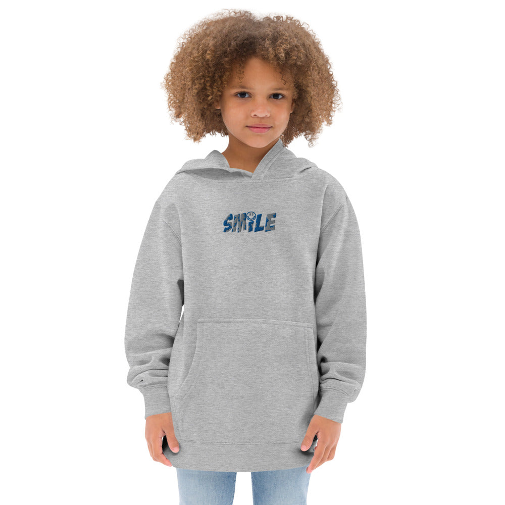Kids fleece hoodie SMILE - PEACE GANG