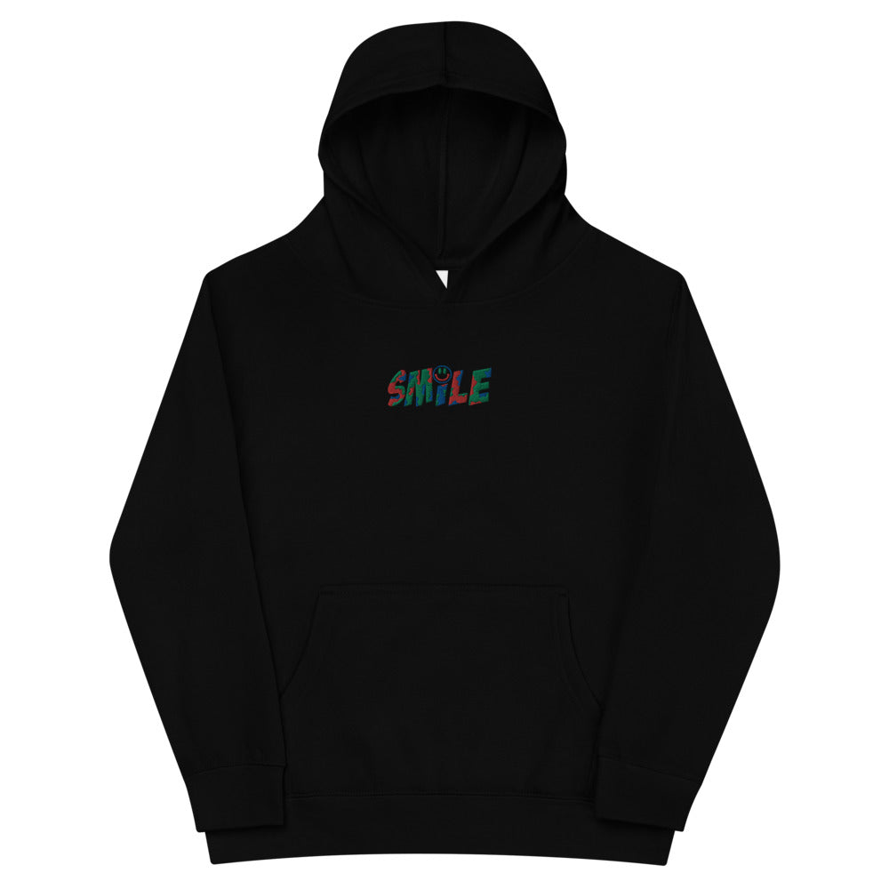 Kids fleece hoodie SMILE - PEACE GANG