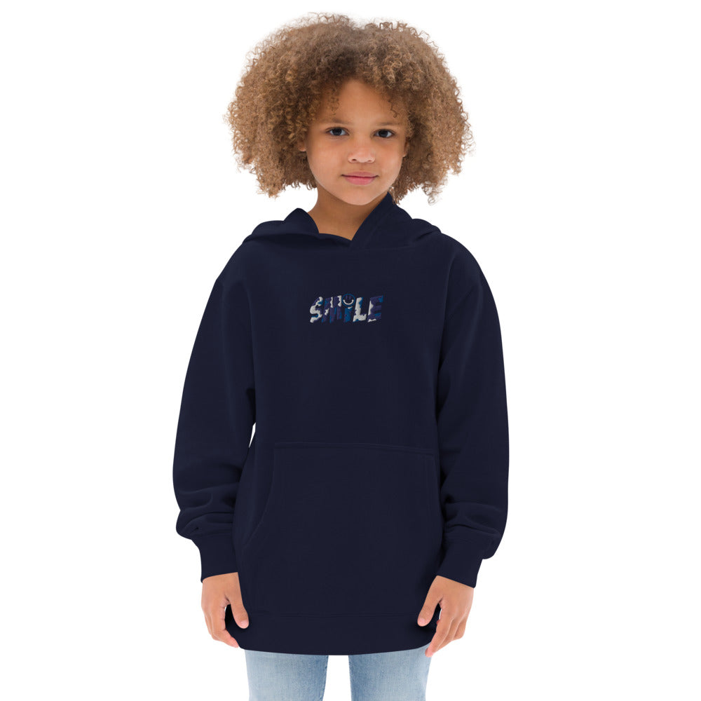 Kids fleece hoodie SMILE - PEACE GANG