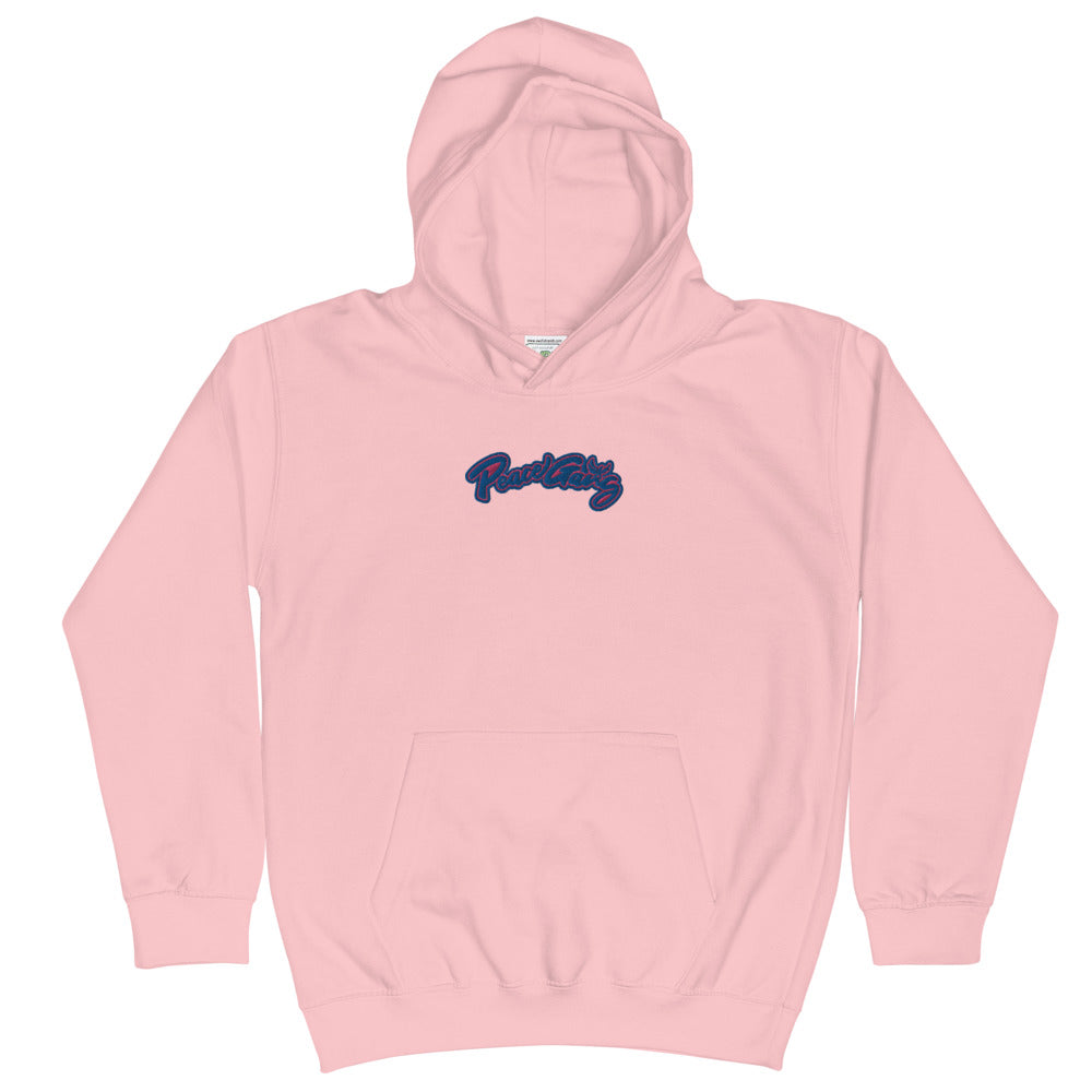 Kids Cotton Hoodie " cursive " - PEACE GANG