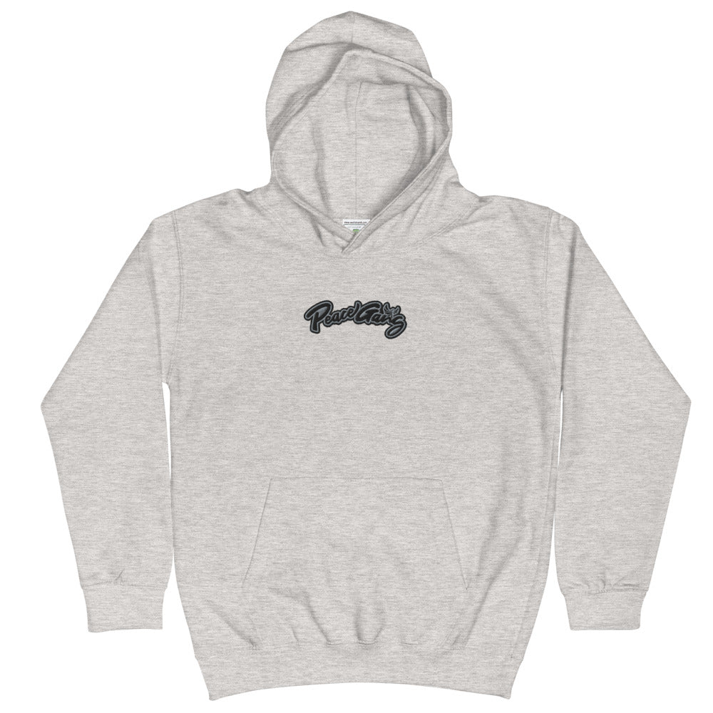 Kids Cotton Hoodie " cursive " - PEACE GANG