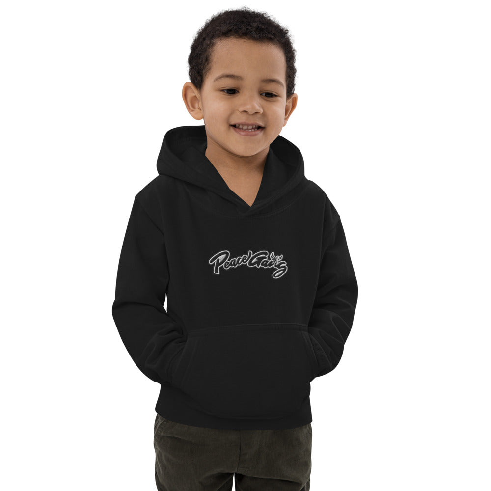 Kids Cotton Hoodie " cursive " - PEACE GANG
