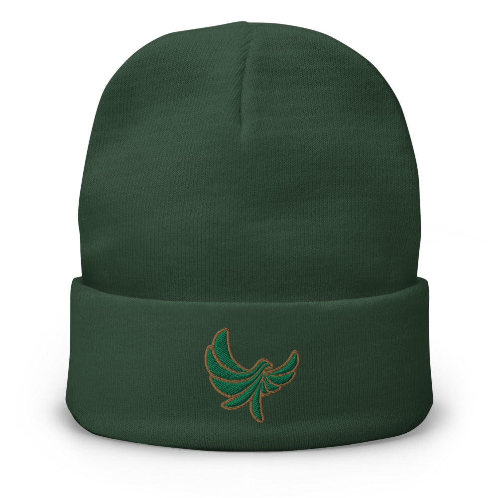 Red Beanie Hat PG Dove - PEACE GANG