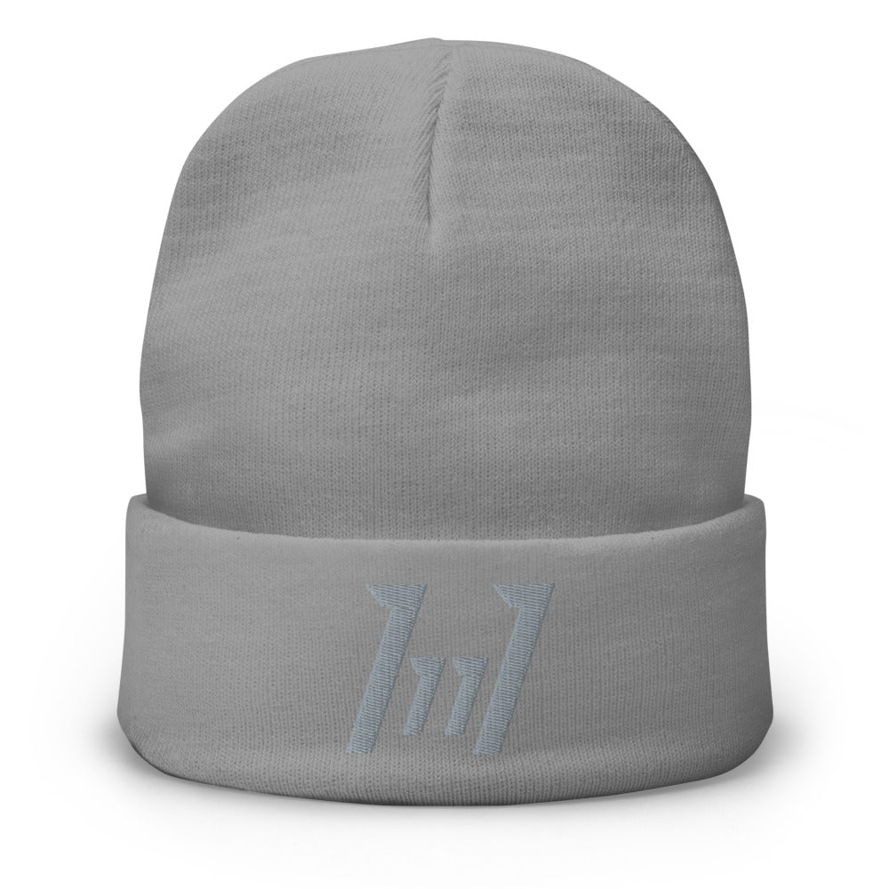 11:11 Embroidered Beanie - PEACE GANG