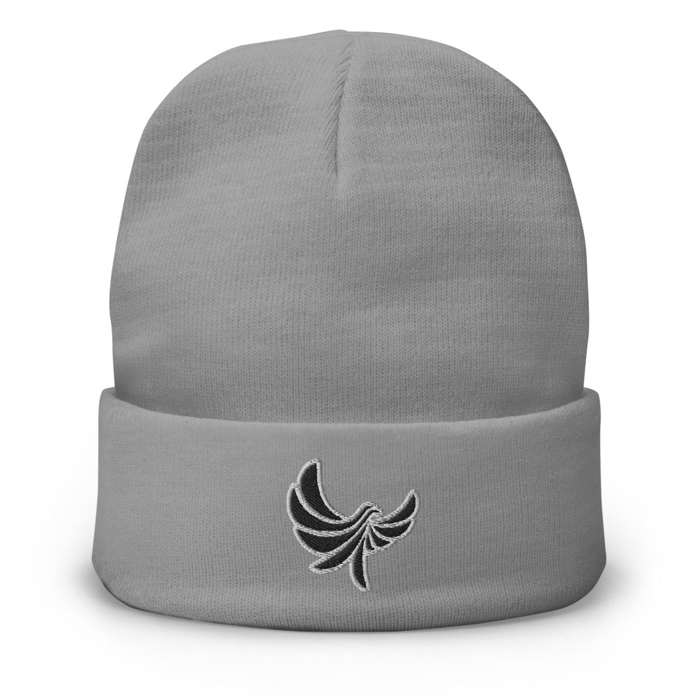 Red Beanie Hat PG Dove - PEACE GANG