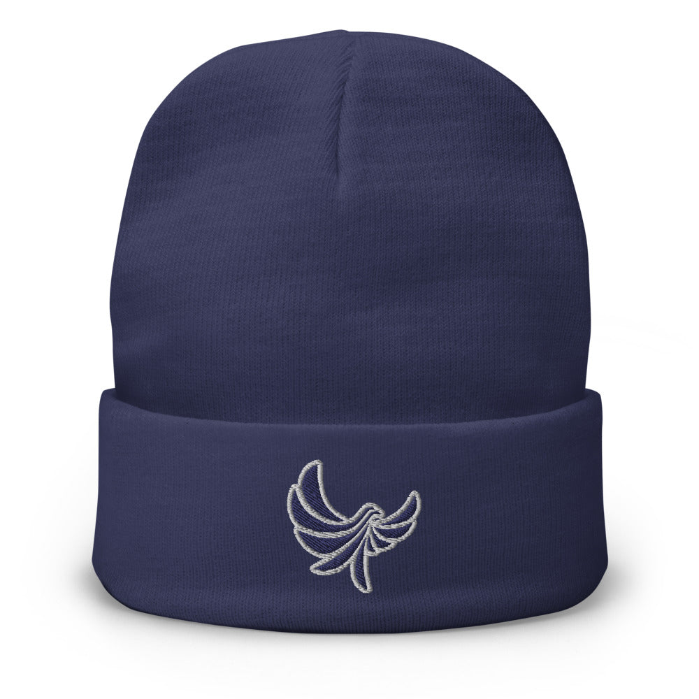 Red Beanie Hat PG Dove - PEACE GANG