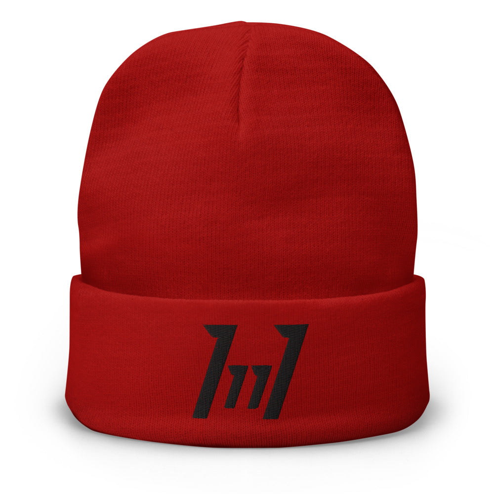 11:11 Embroidered Beanie - PEACE GANG