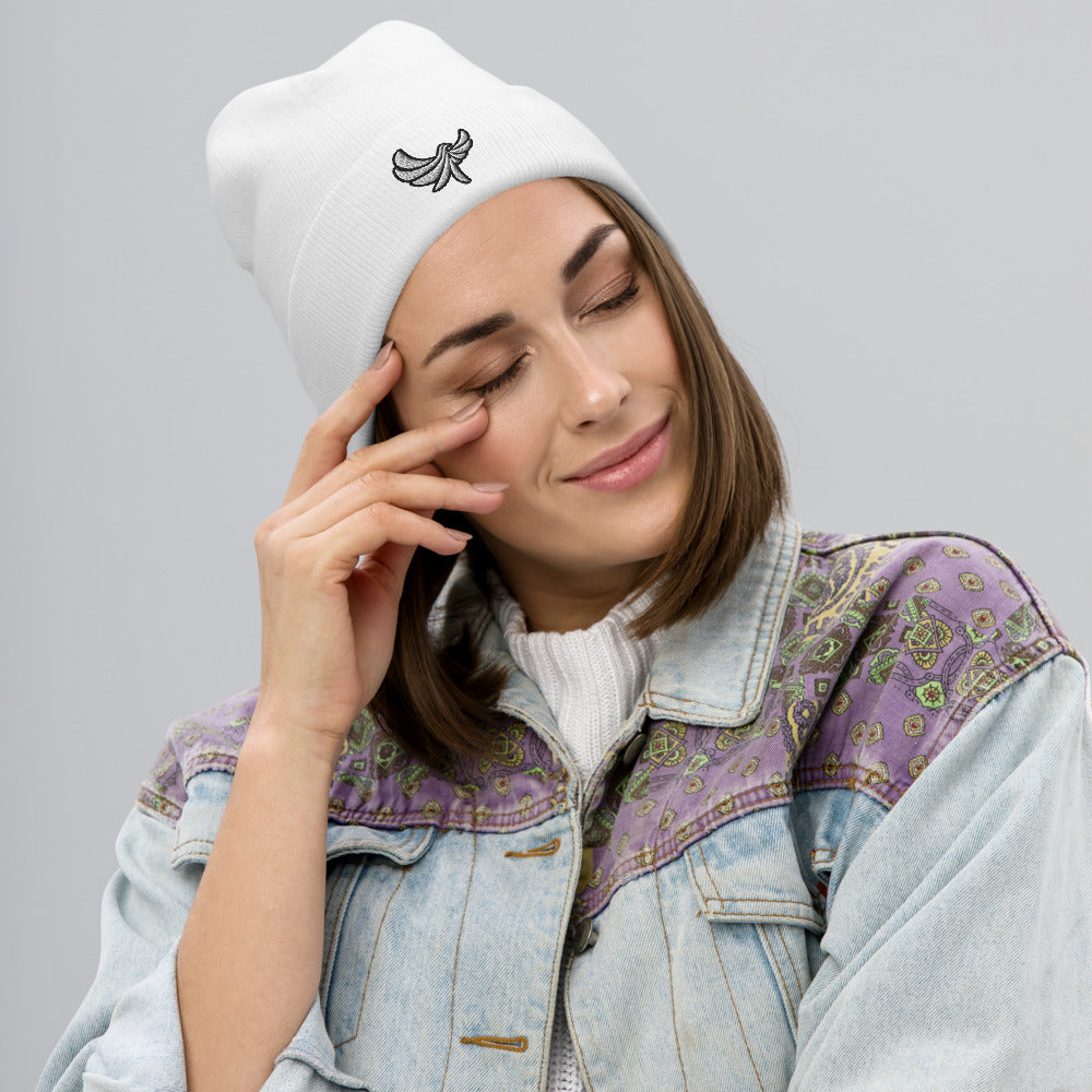 Red Beanie Hat PG Dove - PEACE GANG