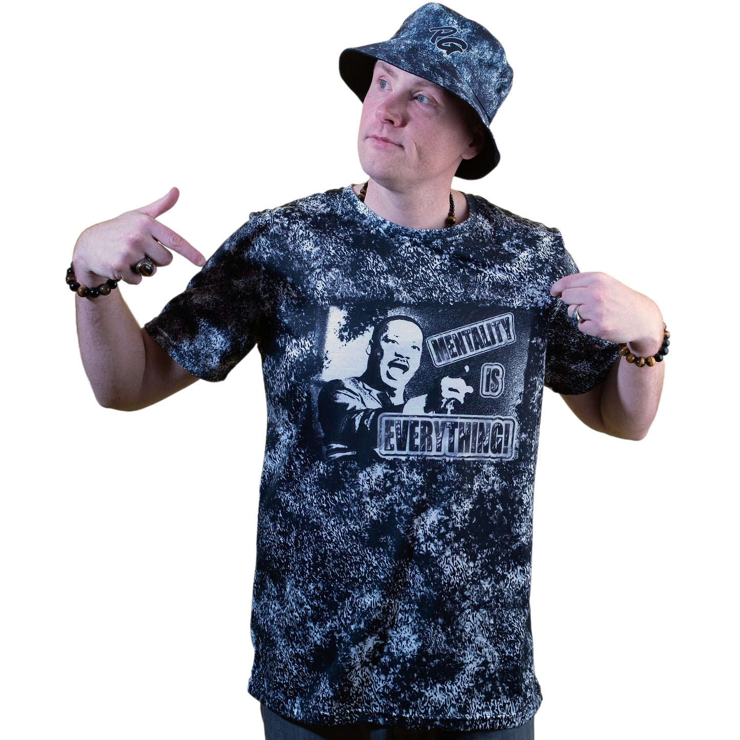 Raglan Sleeve T-Shirt "Mentality Is EVERYTHING " - PEACE GANG
