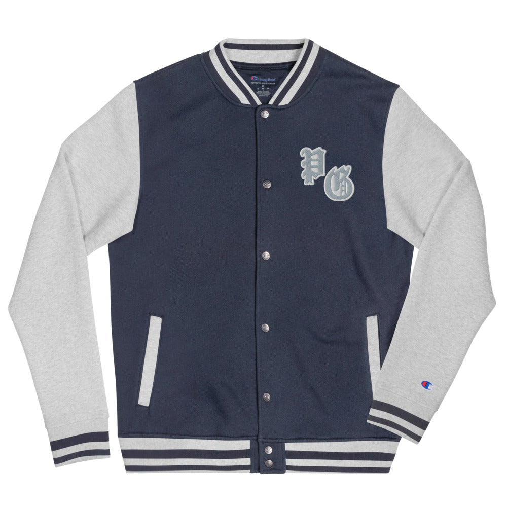 Champion Bomber Jacket Embroidered PEACE GANG