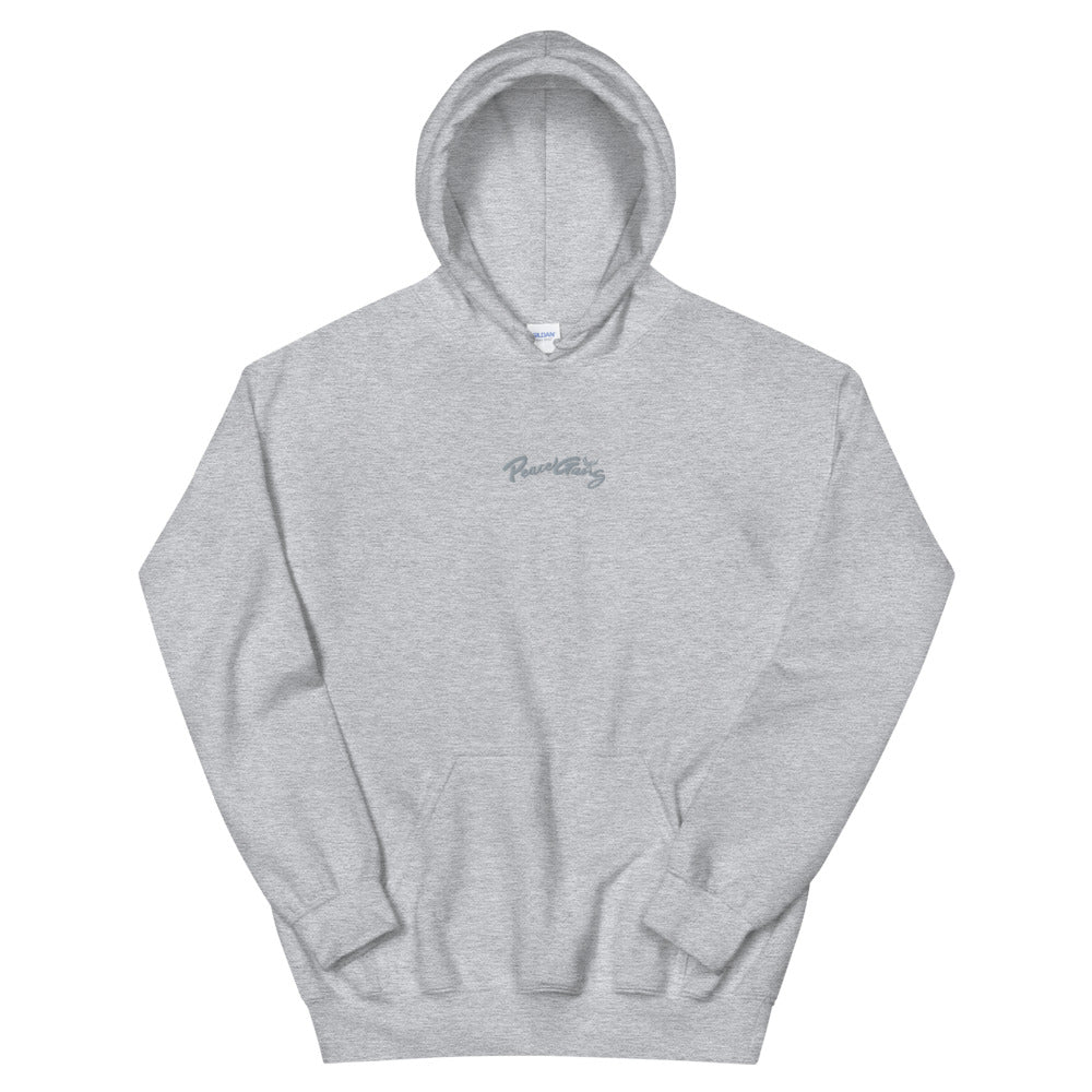 Black Unisex Hoodie 'Embroidered'-PEACE GANG
