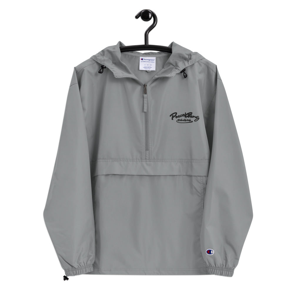 Champion Windbreaker Embroidered PEACEGANG " Worldwide"