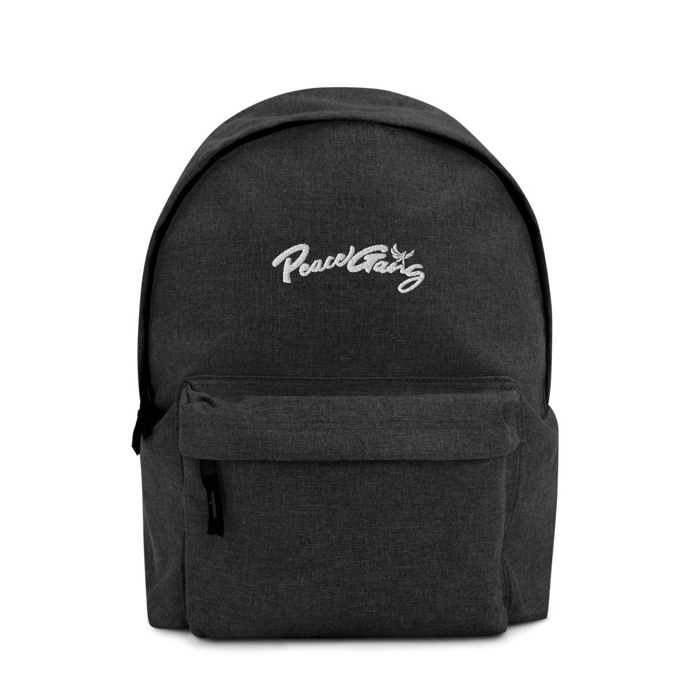 PEACE GANG Embroidered Backpack