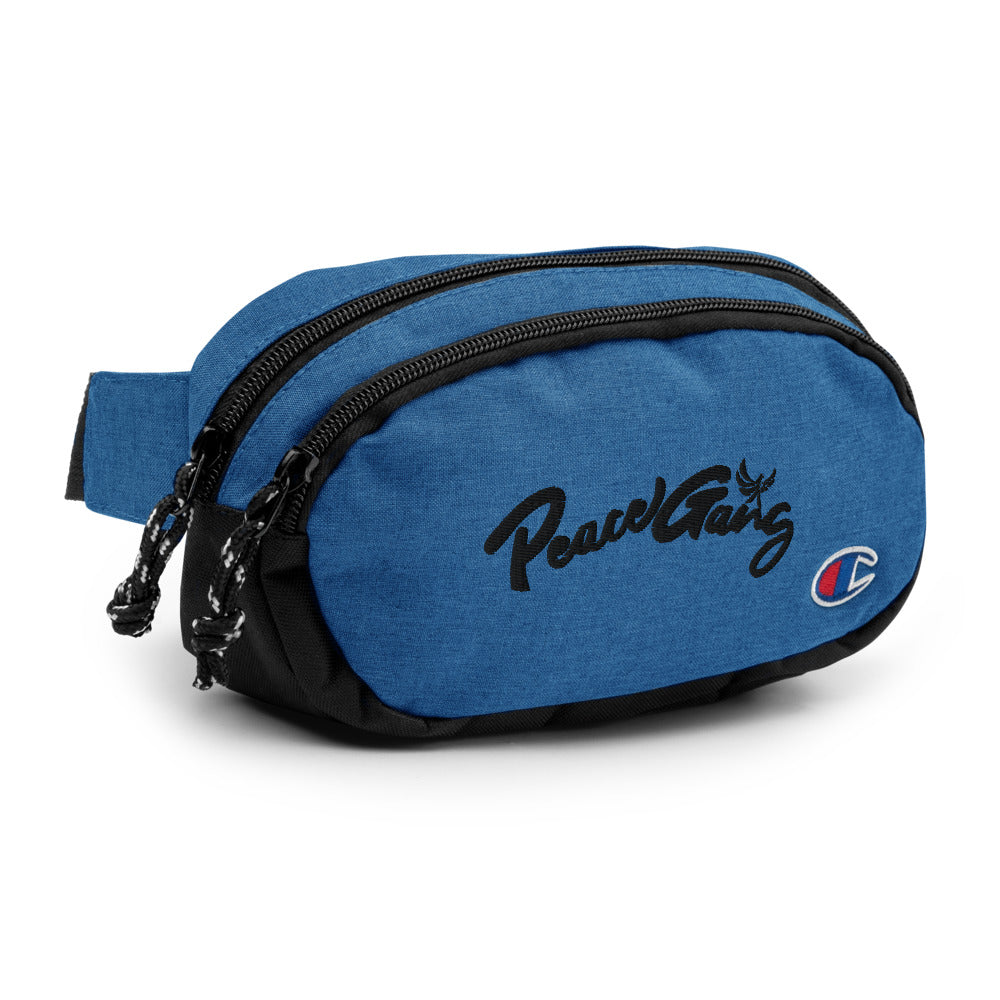 PEACE GANG Embroidered fanny pack