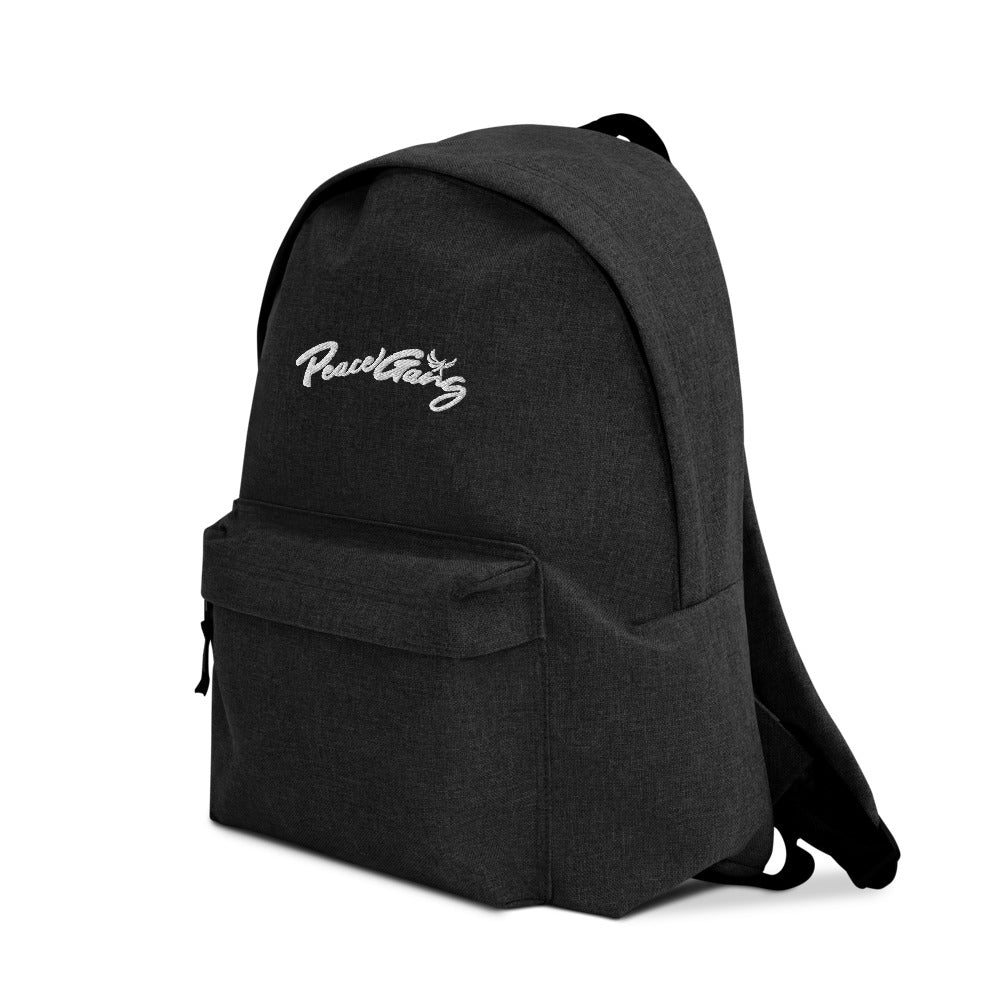 PEACE GANG Embroidered Backpack
