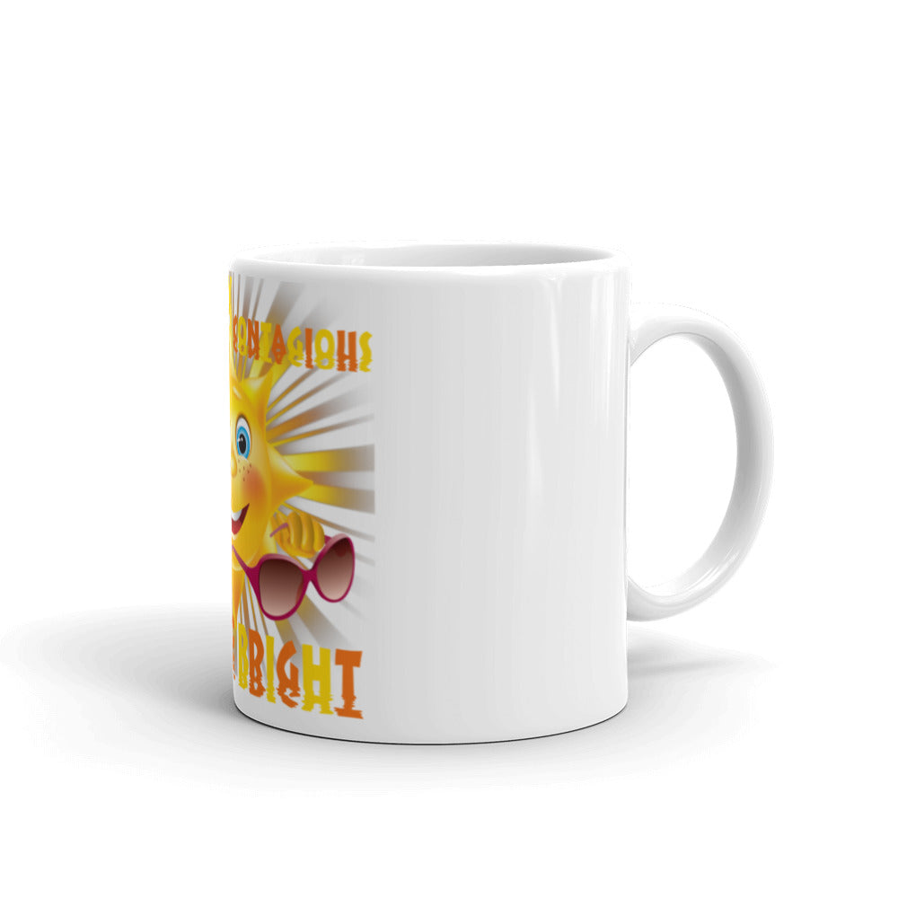 Coffee Mug 'Positivity Is Contagious' -PEACE GANG