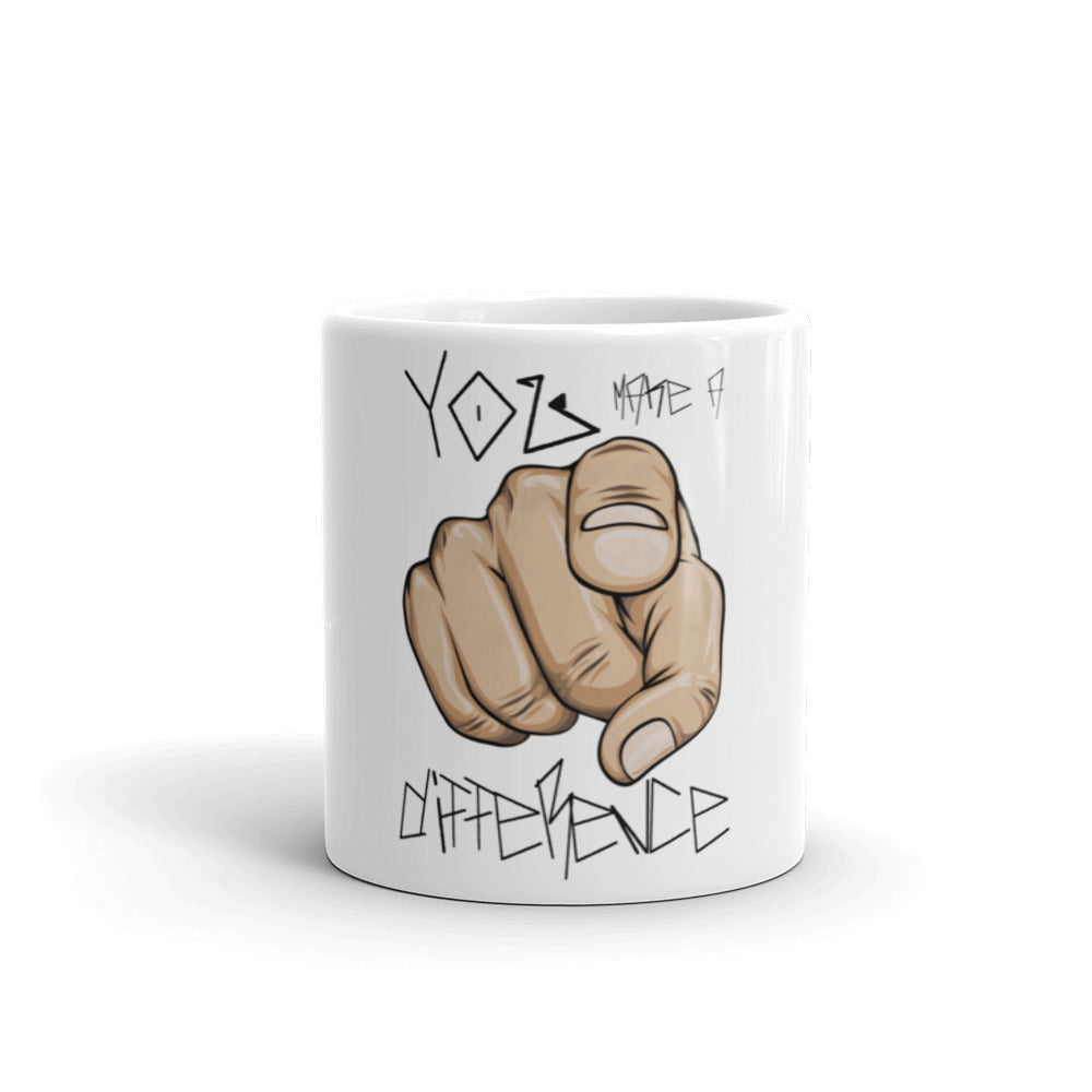 Coffee Mug 'YOU MAKE A DIFFERENCE'- Peace Gang
